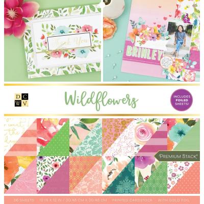 DCWV Wildflowers Designpapiere - Paper Pad